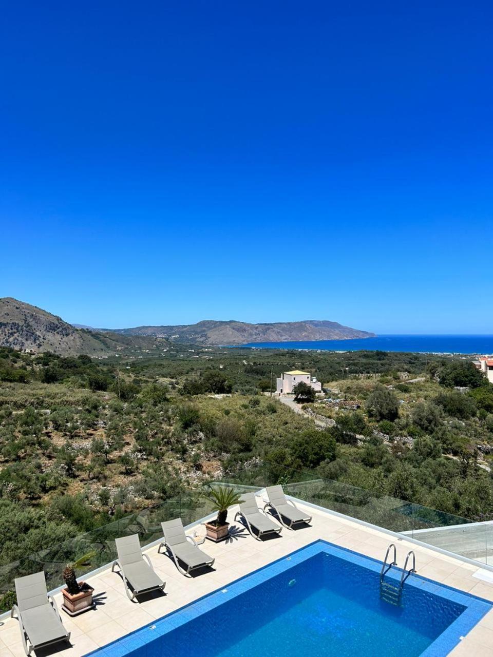 Villa Vuna - Private Pool -Sea View ハニア エクステリア 写真
