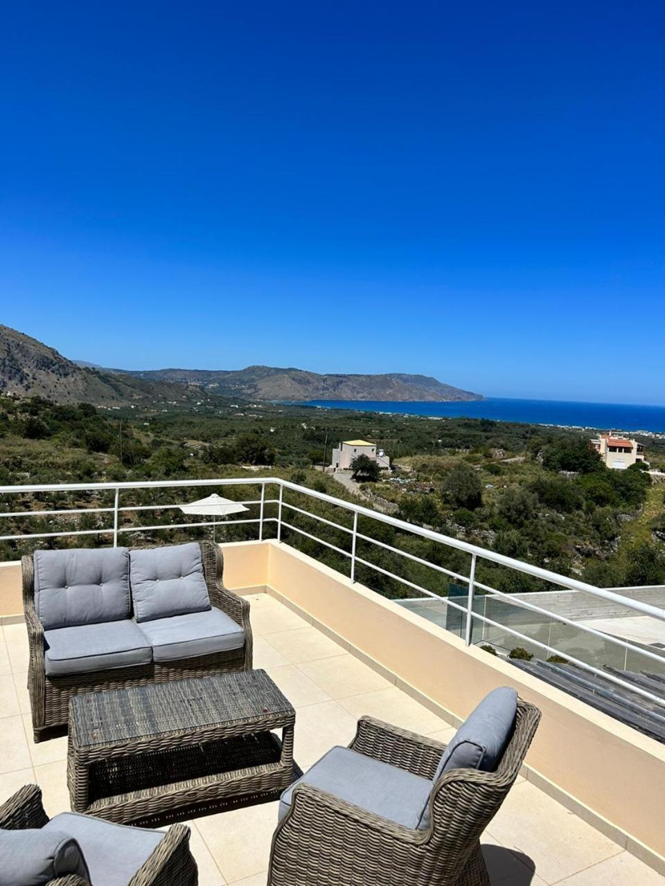 Villa Vuna - Private Pool -Sea View ハニア エクステリア 写真