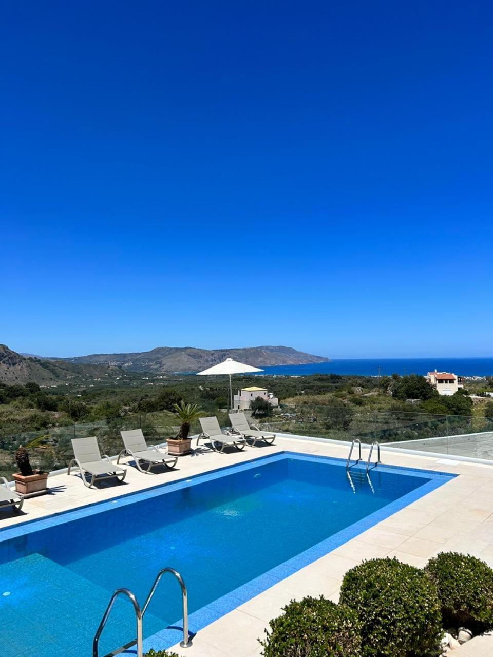 Villa Vuna - Private Pool -Sea View ハニア エクステリア 写真
