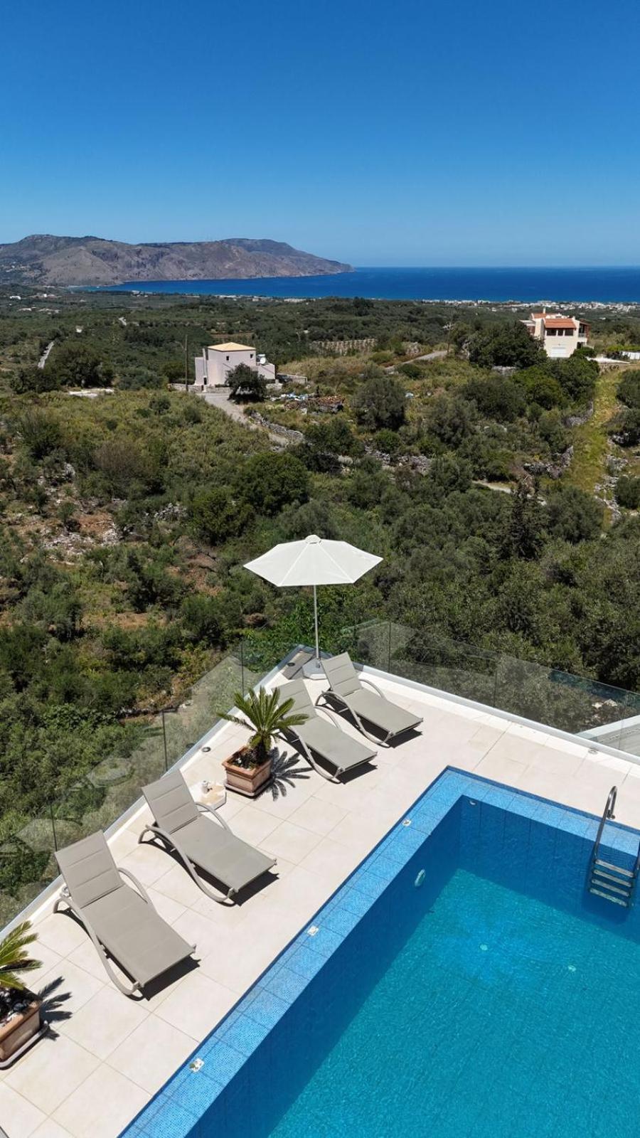 Villa Vuna - Private Pool -Sea View ハニア エクステリア 写真