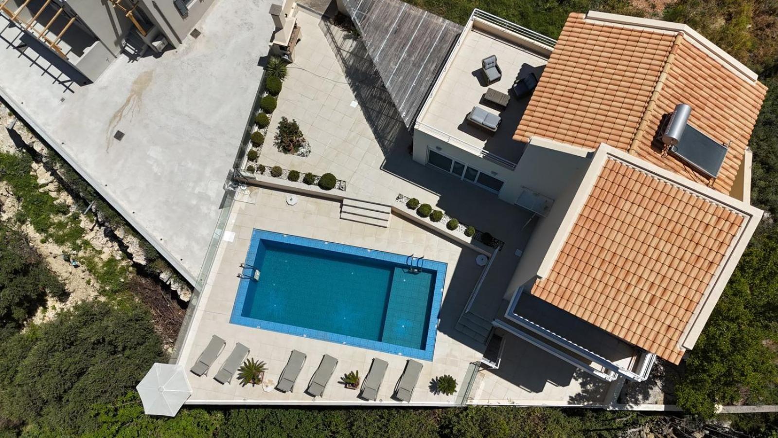 Villa Vuna - Private Pool -Sea View ハニア エクステリア 写真